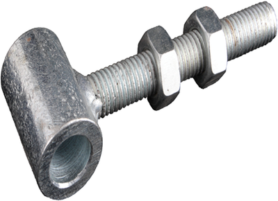 Barra filettata Waelbers 90mm regolabile per telaio cancello zincato