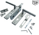 Waelbers eurofix slotset voor slotkast poortfr. pc85 rvs - 1 stuk(s) - 25040451