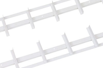 Waelbers listones para contraventanas de valla 165 cm de acero inoxidable, revestidos de blanco - 1 pieza(s) - 670435.99