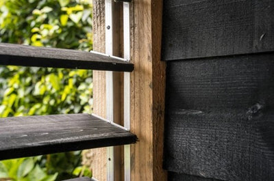Waelbers listones para contraventanas de valla 220 cm de acero inoxidable, recubiertos de txt negro - 1 pieza(s) - 670448.99