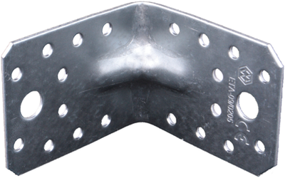 Waelbers corner anchor with groove 70x70x55mm, sendzimir (sv) - 50 piece(s) - 481434ean.11