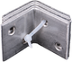 Waelbers versterkingshoek 30x30mm rvs + ean - 250 stuk(s) - 4306ean.11