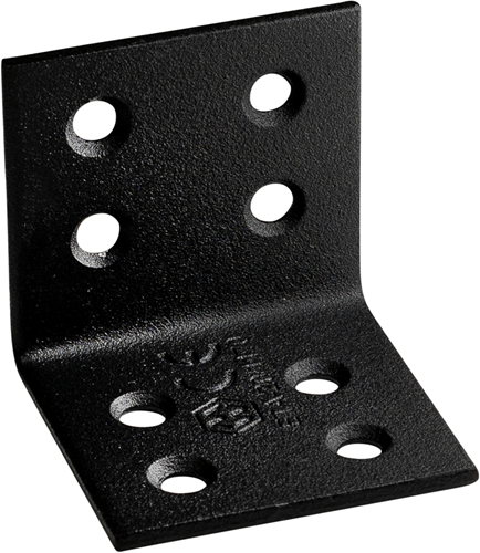 Angolo di rinforzo Waelbers 40x40mm nero txt - 50 pezzo(i) - 4318.11
