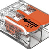 Morsetto per saldatura Wago richiudibile a 2 vie max.6qmm | 50 pezzi - 4047217