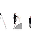 Waku professionele telescopische vouwladder 4x5 treden - 1413800102