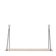 Perchero de pared madera y metal 50x16x29cm