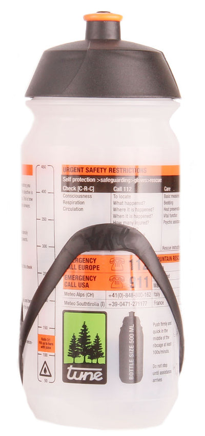 Tune portabidón wasserträger 2.0 carbono + bidón 500ml