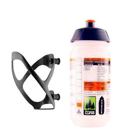 Tune portabidón wasserträger 2.0 carbono + bidón 500ml