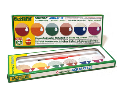 Ökonorm Aquarel Paint in una scatola di 6 colori