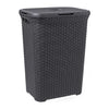 Curver Curver Style Wicker Look Cesta de lavandería 60L Anthracite