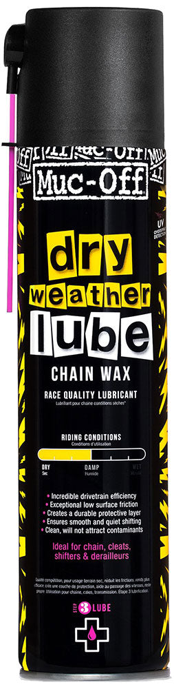Muc-off lubricante para clima seco aerosol cadena spray 400ml