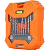 Juego de broca y sierra perforadora Wellcut wc-db56 | 56 piezas | en estuche de almacenamiento - wc-db56