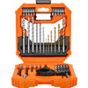 Juego de broca y sierra perforadora Wellcut wc-db56 | 56 piezas | en estuche de almacenamiento - wc-db56