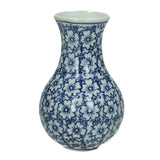 Kersten vase earthenware blue 13x7x7cm - afbeelding 1