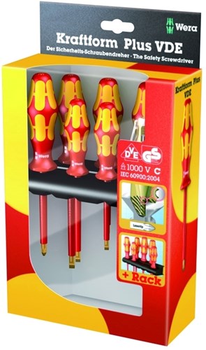 Wera 160 I 165 I 7 HETDRiver Set Kraftform Plus S
