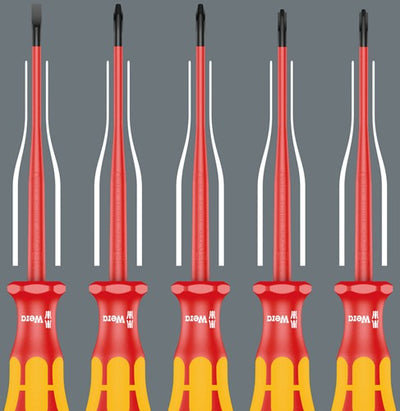 Wera 165 is pz s # 1+ 2 screwdriver set kraftform plus series 100. with reduced blade diameter, 2-piece - 05006470001