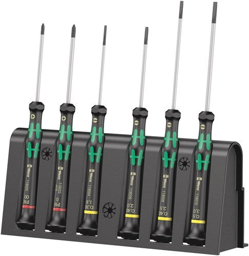 Wera 2035 6 a juego de microdestornilladores + soporte, 6 piezas - 1 pieza(s) - 05118150001
