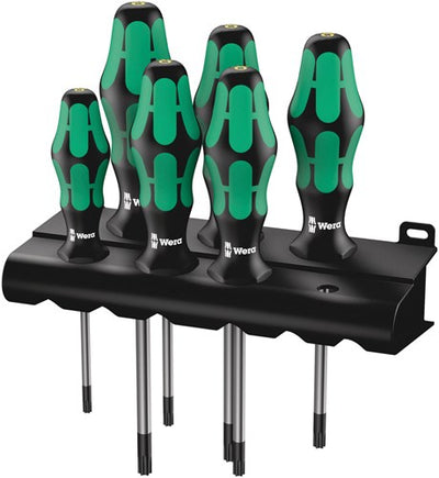 Wera 367 6 juego de destornilladores torx® bo kraftform plus torx® bo + soporte, 6 piezas - 1 pieza(s) - 05138250001