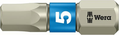 Wera 3840 1 ts punte esagonali, acciaio inossidabile, esagonale plus, 6,0 x 25 mm - 1 pezzo(i) - 05071076001