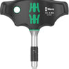 Wera 411 a ra t-handle adapter screwdriver with ratchet function, 1 4