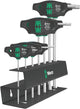 Wera 454 7 hf set 2 | t-greep set binnenzeskant | hex-plus met vasthoudtfunktie | 7-delig - 05023453001