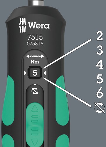WAA 7515 Mostrar medias de velocidad de torque de kraftForm