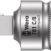 Adaptador Wera 781 c 1 2 | pieza de conexión | 781 c b x 3 8 x 35,5 mm x 1 2 - 05042674001