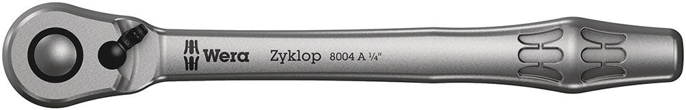 Wera 8004 a zyklop metal-ratel met omschakelpal met 1 4 -aandrijving , 1 4 duim x 141.0 mm - 1 stuk(s) - 05004004001