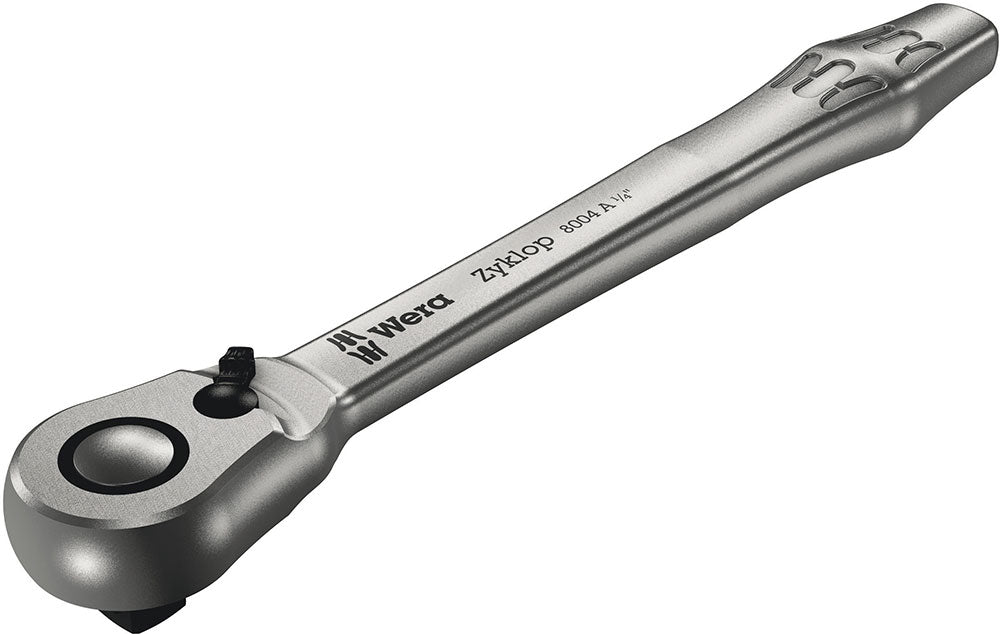 Wera 8004 a zyklop metal-ratel met omschakelpal met 1 4 -aandrijving , 1 4 duim x 141.0 mm - 1 stuk(s) - 05004004001