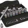 Wera 8100 sb 8 zyklop metal-ratelset, omschakelpal, 3 8 -aandrijving, metrisch , 29 -delig - 1 stuk(s) - 05004048001