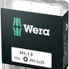 Wera 851 1 z bits phillips, ph 2 x 25 mm (10 bits pro box) - 1 stuk(s) - 05072401001