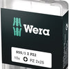 Wera 855 1 z inserti pozidriv, pz 2 x 25 mm (10 inserti per scatola) - 1 pezzo(i) - 05072404001