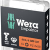 Imp wera 855 4 dc pz punte per attuatori fai da te, pz 2 x 50 mm, 5 pezzi - 05057661001