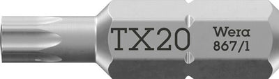 Wera 867 1 punte torx®, tx 20 x 25 mm - 1 pezzo(i) - 05066487001
