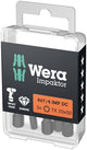 Wera 867 4 imp dc diamond impaktor torx® bits tx 20x50 05057664001