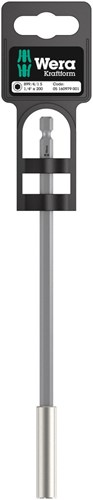 Wera 899 4 1 s portainserti universale con robusto anello di serraggio, 1 4 pollici x 200 mm - 1 pezzo(i) - 05160979001