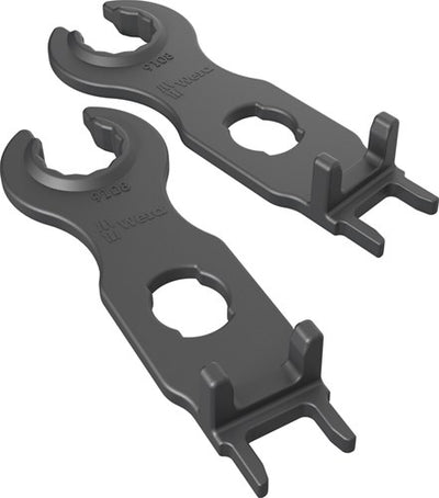 Wera 9108 2 juegos de llaves de montaje para conexiones enchufables, tipo mc4, 2 piezas - 05136700001
