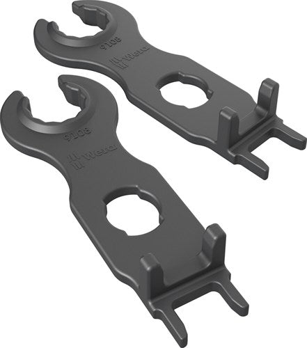 Wera 9108 2 juegos de llaves de montaje para conexiones enchufables, tipo mc4, 2 piezas - 05136700001