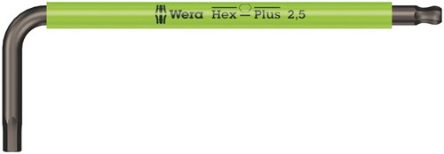 Wera 950 radios llave L multicolor, métrico, 2,5 x 63 mm - 05022671001