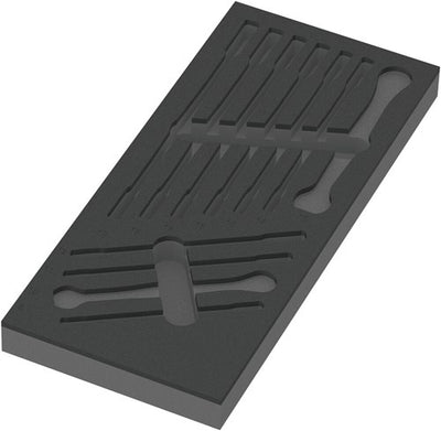 Wera 9830 inserto in schiuma per 6000 joker set 1, senza attrezzi, 172 x 30 x 392 mm - 05137330001