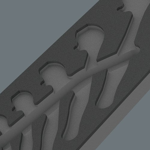 Wera 9832 inserto de espuma para comodín 6004 juego 1, sin herramientas, 172 x 30 x 392 mm - 05137332001