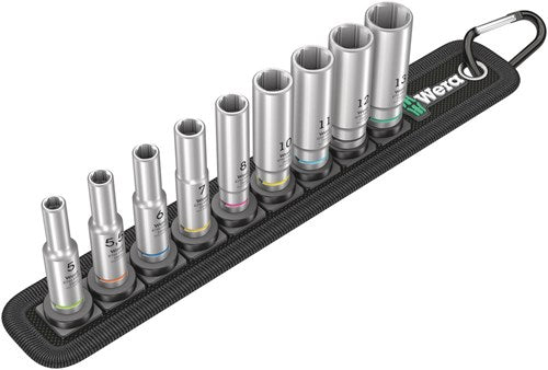 Wera belt a deep 1 05004525001 dopsleutelinzetset 1 4 9-delig
