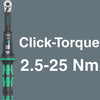 Teclas de par WAA Establecer Torque de clics 2.5-25 nm