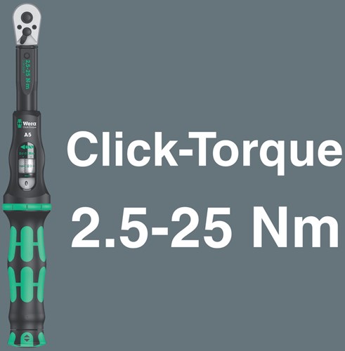 Teclas de par WAA Establecer Torque de clics 2.5-25 nm
