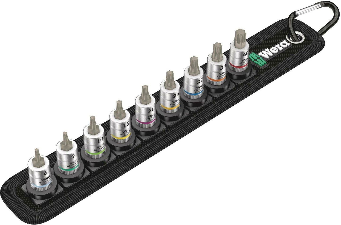 Wera belt 3 torx® hf zyklop bit-doppen-set torx®, met vasthoudfunctie, met 1 4 -aandrijving, 10 -delig - 1 stuk(s) - 05003882001