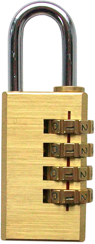 Candado Werkzeyt de latón 35,5x3mm - b34123