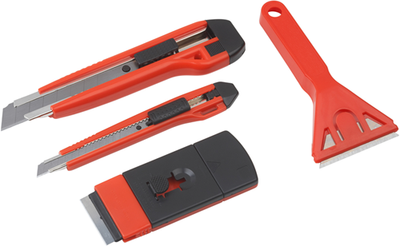 Coltelli Werkzeyt con raschietto per vernice 4 pezzi - wu4250030