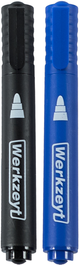 Pennarello indelebile Werkzeyt 3,3 mm nero+blu - zyt24510