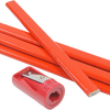 Werkzeyt juego de 7 lápices de carpintero + sacapuntas - b26327