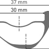 Dt swiss exc 1200 classic 30 29 carbon cl boost front wheel